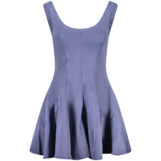 Desigual Blue Cotton Women Dress