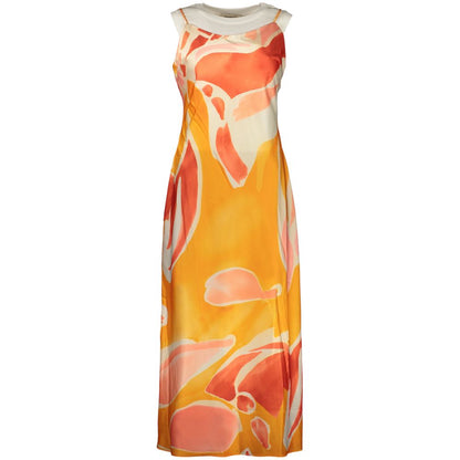 Desigual Arancione Polyester Woman Dress