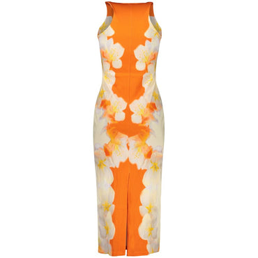 Desigual Arancione Viscosa Women Dress