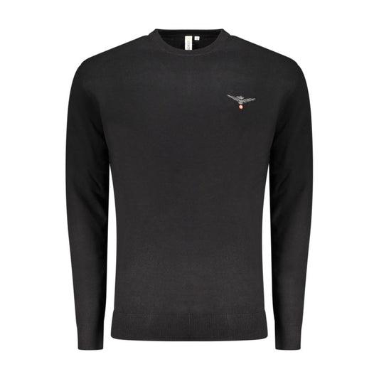 Accademia Militare Black Cotton Men's Sweater