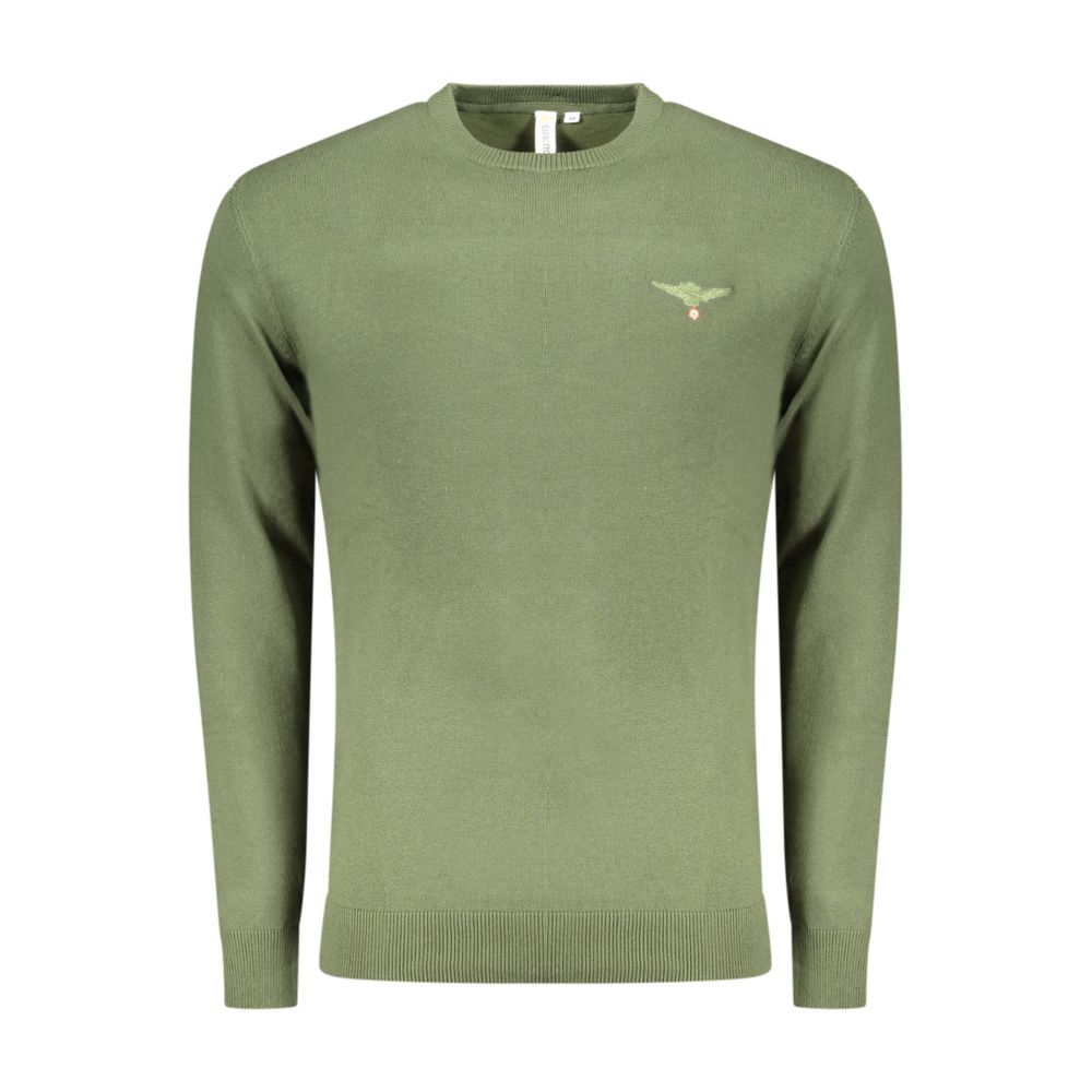 Accademia Militare Verde Cotton Men Sweater