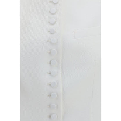 Tom Ford White Cotton Waistcoat