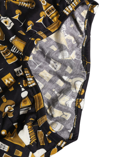 Dolce & Gabbana Black Jazz Cocktail Men Brando Brief Underwear