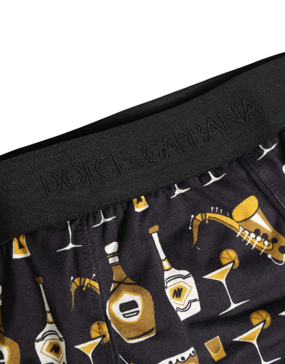 Dolce & Gabbana Black Jazz Cocktail Men Brando Brief Underwear