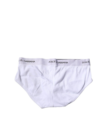 Dolce & Gabbana White Logo Waistband Men Brando Brie Underwear
