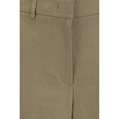 Giorgio Armani Beige Linen Casual Pants