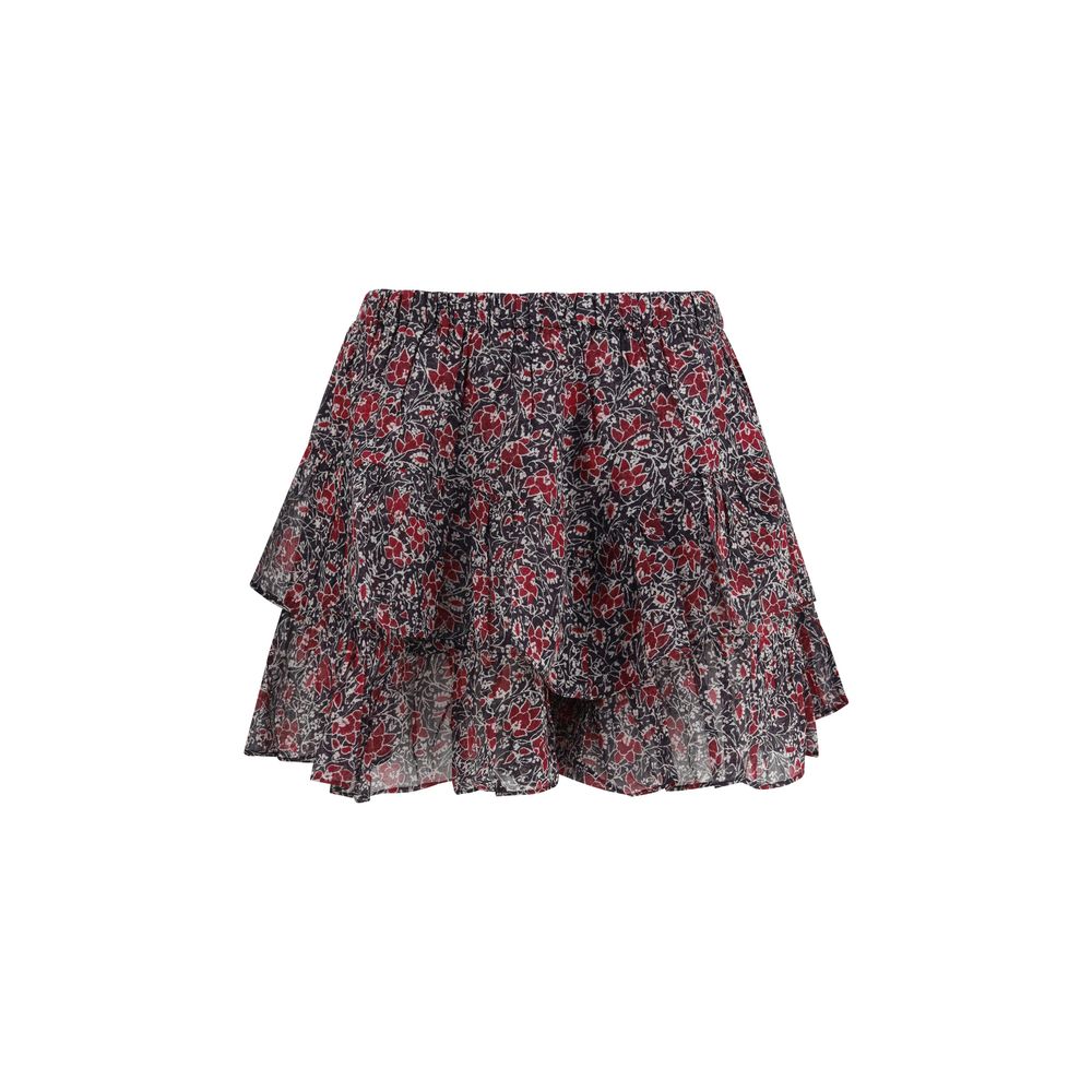 Marant Etoile Purple Cotton Bermuda Shorts