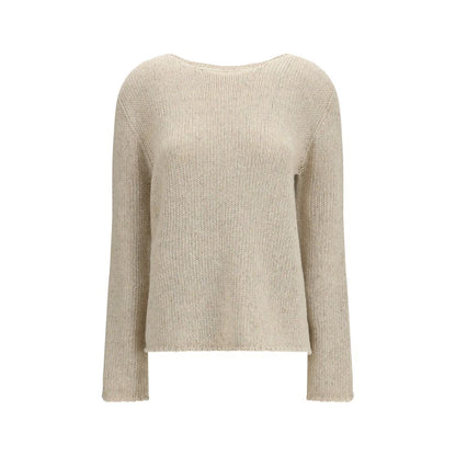 The Row Beige Cashmere Sweater