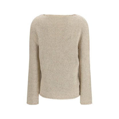 The Row Beige Cashmere Sweater