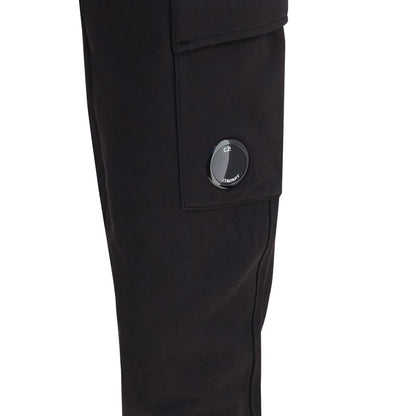 C.P. Company Black Cotton Cargo Pants