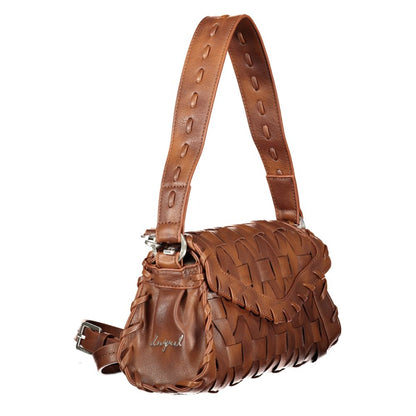 Desigual Marrone Poliuretano Women Handbag