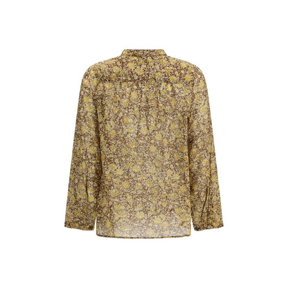 Marant Etoile Bicolor Cotton Pattern Shirt