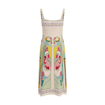 La Double J Multicolor Viscose Casual Dress