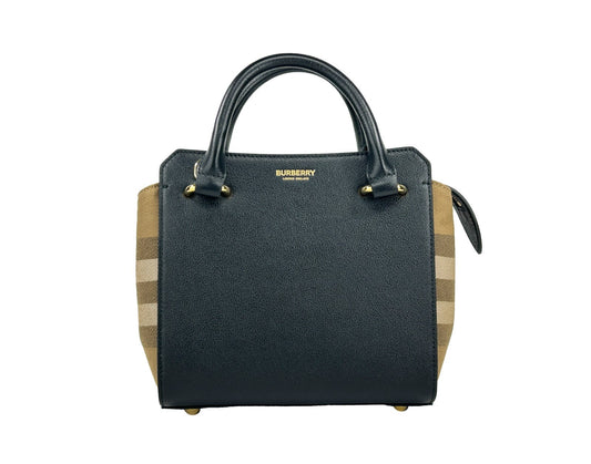 Burberry Mini Banwell Leather Tote Bag Purse