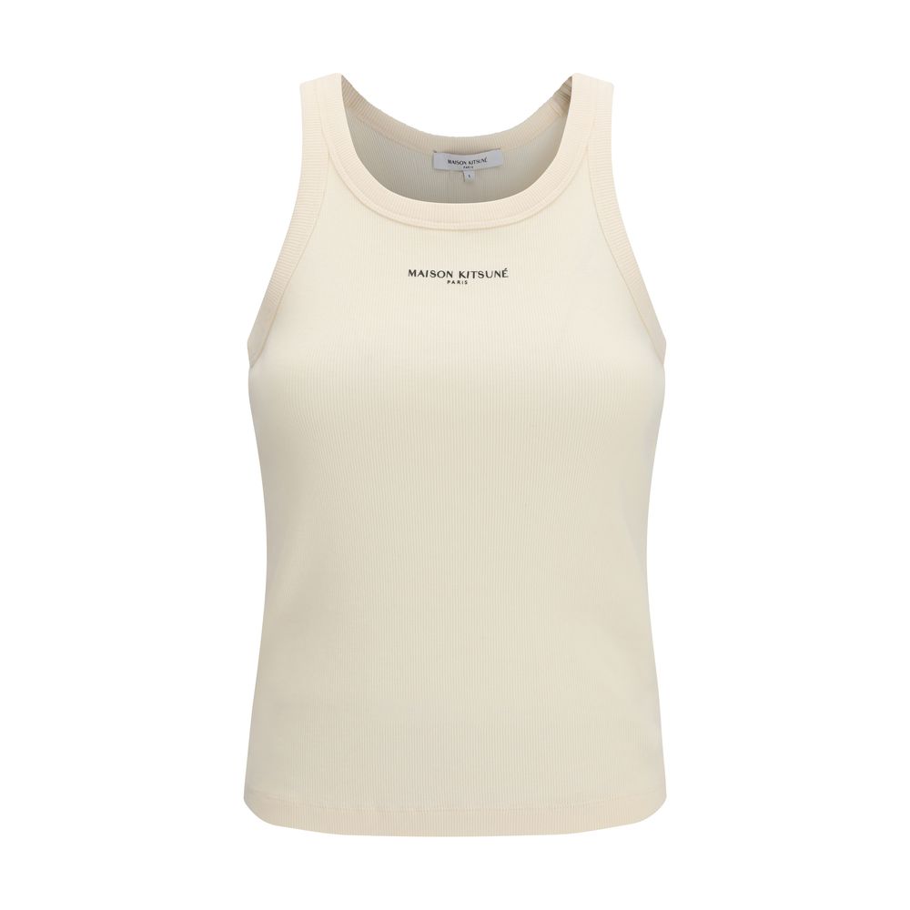 Maison Kitsuné Beige Cotton T-Shirt