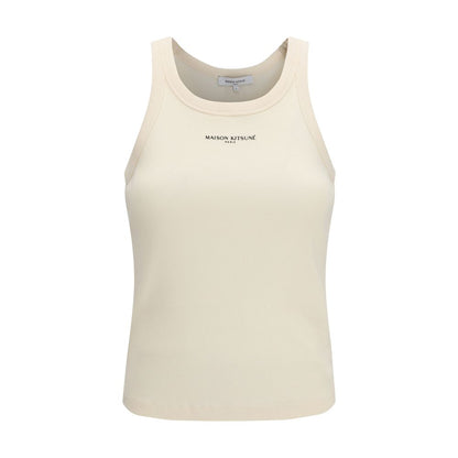 Maison Kitsuné Beige Cotton T-Shirt