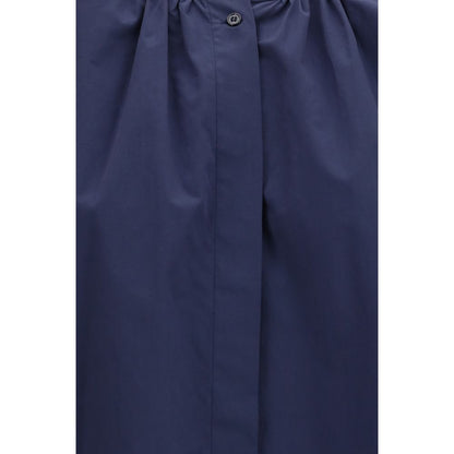 Max Mara Blue Cotton Shirt