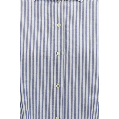 Deperlu Multicolor Linen Pattern Shirt