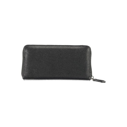 Mario Valentino Black Polyurethane Women Wallet
