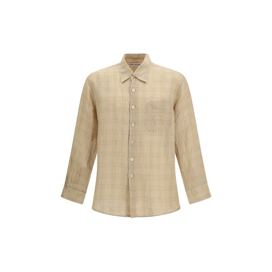 Our Legacy Beige Cotton Pattern Shirt