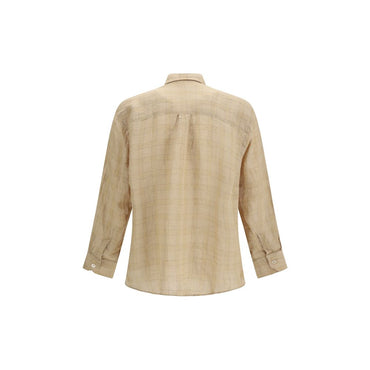 Our Legacy Beige Cotton Pattern Shirt