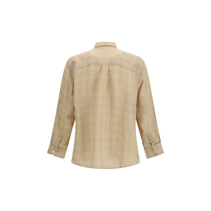 Our Legacy Beige Cotton Pattern Shirt