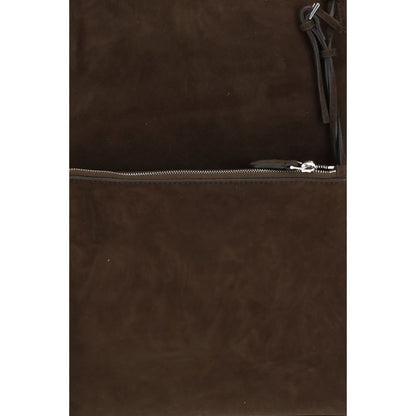 The Row Brown Lamb Ovis Aries Aries Shoulder Bag