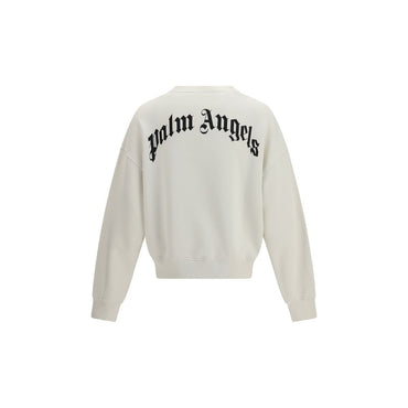 Palm Angels Beige Cotton Sweatshirt