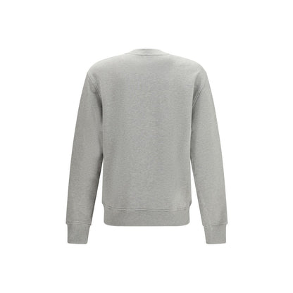 Ami Paris Gray Cotton Sweatshirt