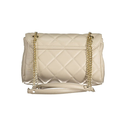 Mario Valentino Beige Polyurethane Women Handbag