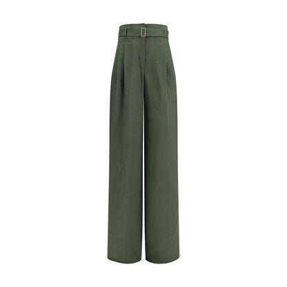 Max Mara Bicolor Linen Casual Pants