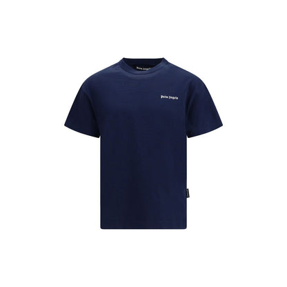 Palm Angels Blue Cotton T-Shirt