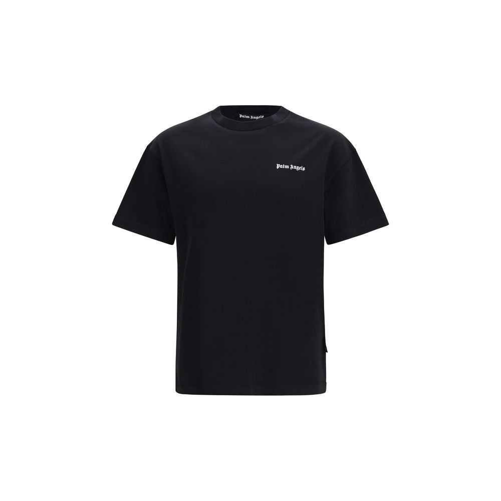 Palm Angels Blue Cotton T-Shirt