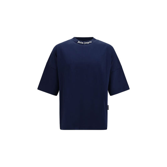 Palm Angels Blue Cotton Sportswear