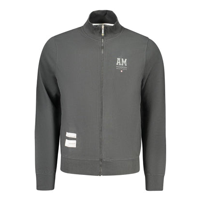 Accademia Militare Black Cotton Men Sweatshirt