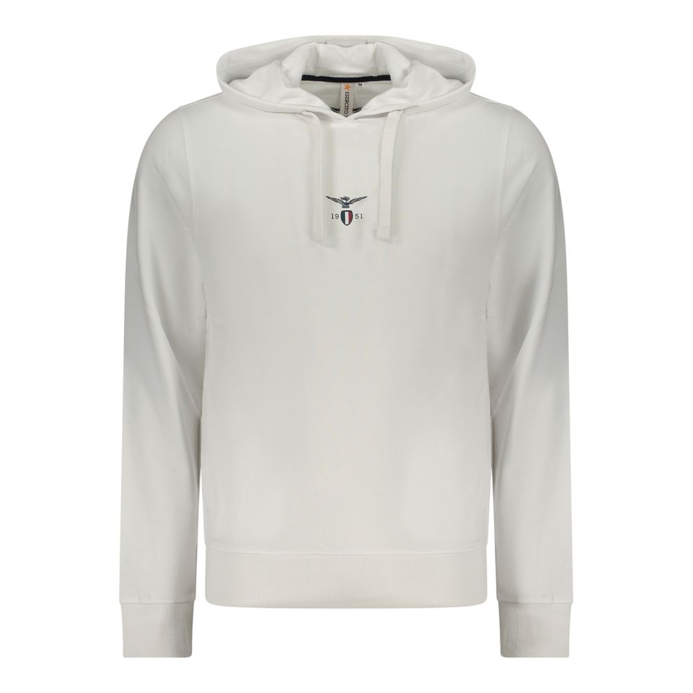 Accademia Militare White Cotton Sweatshirt