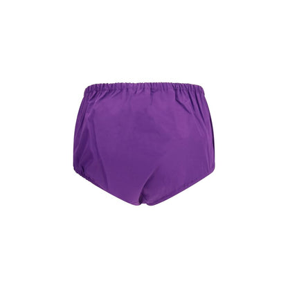 Prada Purple Cotton Bermuda Shorts