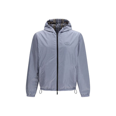 Burberry Blue Polyester Shell Jacket