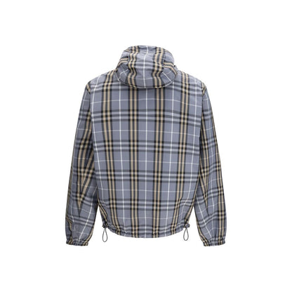 Burberry Blue Polyester Shell Jacket
