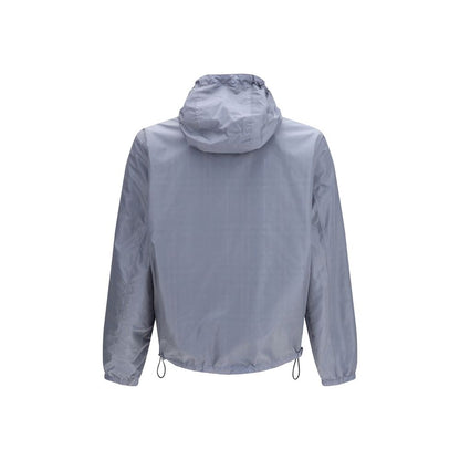 Burberry Blue Polyester Shell Jacket