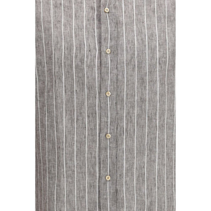 Brunello Cucinelli Beige Linen Dress Shirt