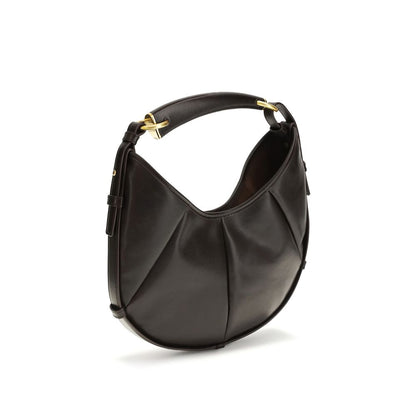 Saint Laurent Brown Calf Leather Bos Taurus Shoulder Bag
