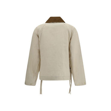 Barbour Beige Cotton Rain Coat