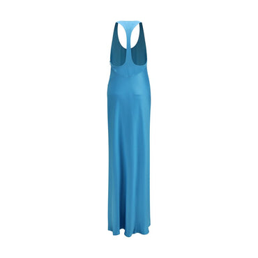 Staud Blue Acetate Casual Dress