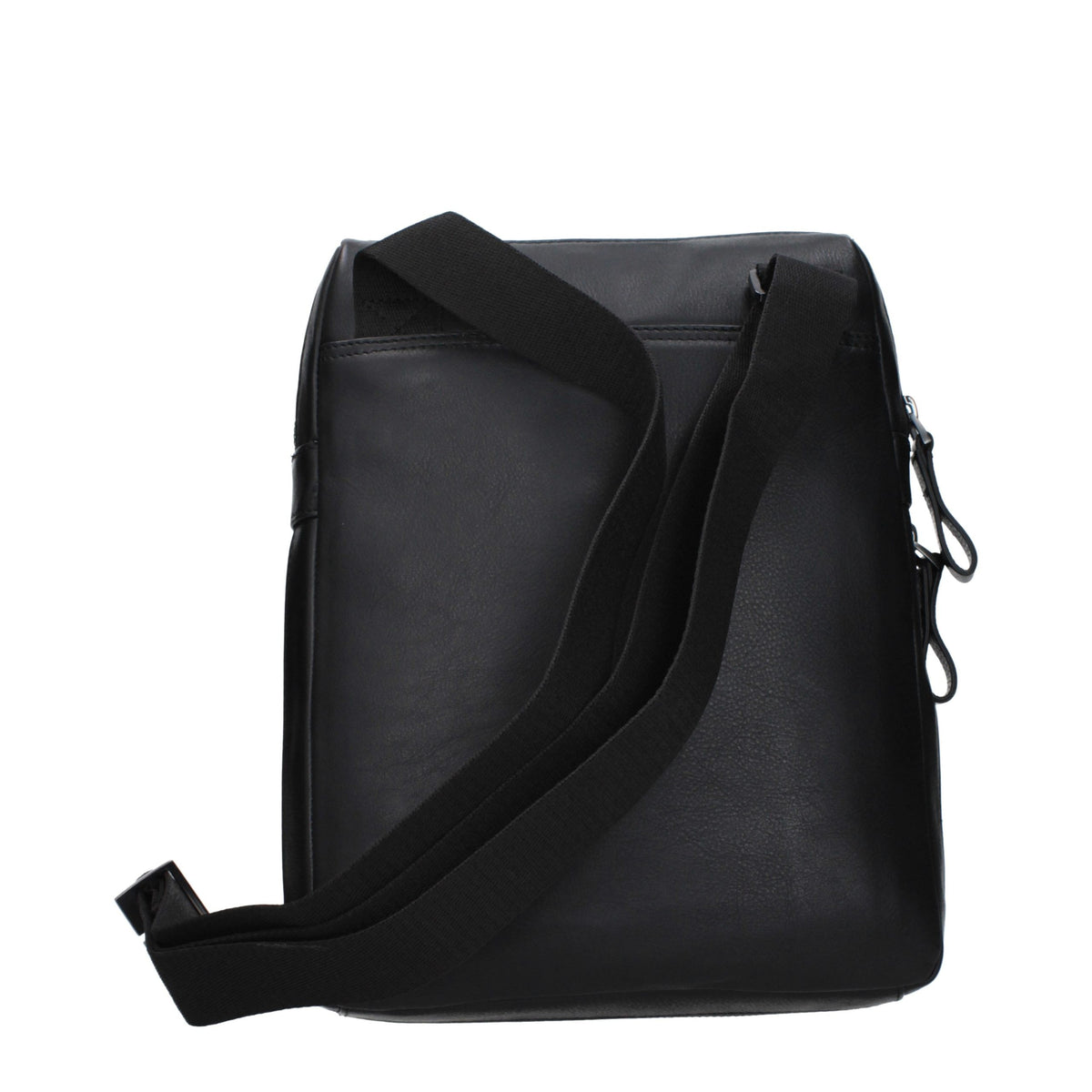 Piquadro Black Leather Crossbody Bag
