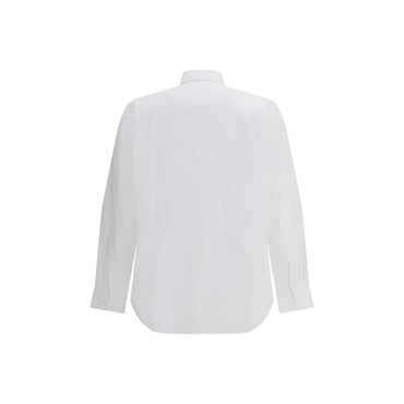 Comme Des Garçons Play White Cotton Dress Shirt