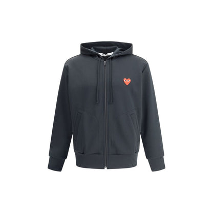 Comme Des Garçons Play Black Polyester Sweatshirt