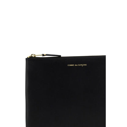 Comme Des Garçons Black Calf Leather Bos Taurus Wallet
