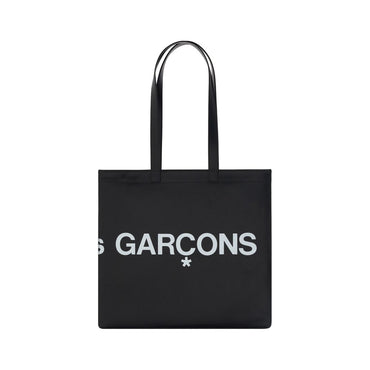 Comme Des Garçons Black Calf Leather Bos Taurus Shoulder Bag