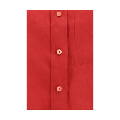 Lardini Multicolor Linen Dress Shirt